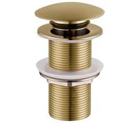 Clickwaste Wiesbaden Caral Verlengd 5/4" Geborsteld Messing - thumbnail