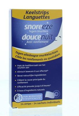 Snoreeze Anti snurk keelstrips 14 Stuks
