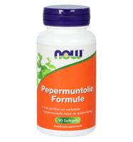 NOW Pepermuntolie Formule Softgels - thumbnail