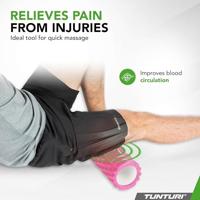 Tunturi Foam roller l 33 cm l Ø 14 cm l paars - thumbnail
