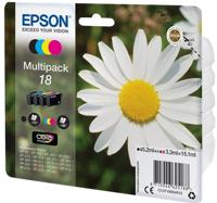 EPSON Multipack T1806 - Daisy - Zwart, Cyaan, Magenta, Geel - thumbnail
