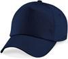 Beechfield CB10B Junior Original 5 Panel Cap - French Navy - One Size - thumbnail