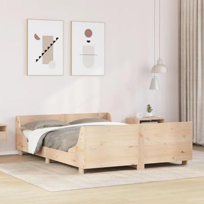 Bedframe zonder matras massief grenenhout 135x190 cm Bedframe zonder matras massief grenenhout 135x190 cm