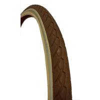 Deli tire buitenband 28x1.75 47-622 bruin/creme breaker reflectie - thumbnail