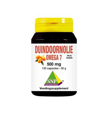 SNP Duindoorn olie omega 7 500mg halal kosher 120 Capsules