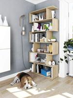 Tuintafel met 2 banken kunststof wit - thumbnail