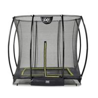 Exit Silhouette InGround trampoline met net - 214 x 153 cm - Zwart - thumbnail