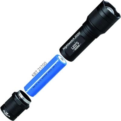 LED&apos;s Work Professionele LED Zaklamp 2000 - Tot 240 meter bereik - Oplaadbaar & Dimbaar - Zwart