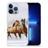 Apple iPhone 13 Pro | TPU Hoesje | Paarden - thumbnail