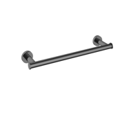 Handdoekhouder Hotbath Cobber 34 cm Zwart Chroom - thumbnail