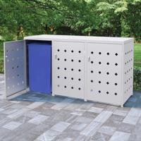 Containerberging driedubbel 240 L roestvrij staal - thumbnail