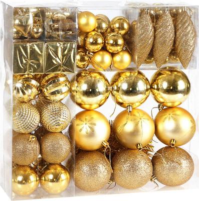 Kerstboom decoraties - Set van 103 - goudkleurig Kerstboom decoraties - Set van 103 - goudkleurig