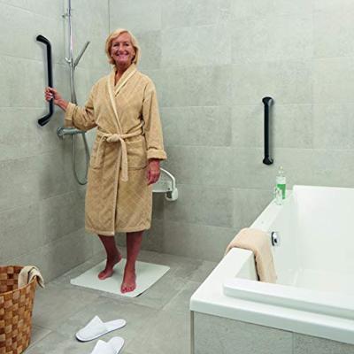 SecuCare wand bad/douche greep Alu zwart 600 mm SecuCare wand bad/douche greep Alu zwart 600 mm
