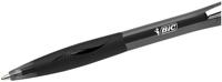 Balpen bic atlantis soft clic m zwart | 12 stuks - thumbnail