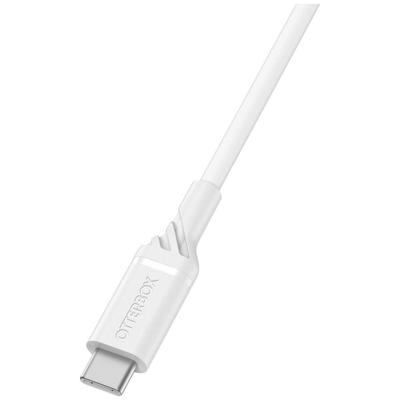 OtterBox Versterkte USB-A naar USB-C Cable, Oplaadkabel voor Smartphone en Tablet, Ultra-robuust, Bend en Flex getest, 2m, Wit