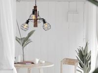 Hanglamp ERRATUM 3 lampen zwart - thumbnail