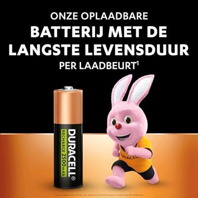 Duracell Stay Charged NiMH HR06 AA 4x oplaadbaar - thumbnail