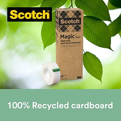 Scotch Plantaardige plakband - transparant- 9st. - thumbnail