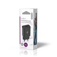 Nedis Wandlader 2,4 A 1 uitgang USB-A zwart - thumbnail