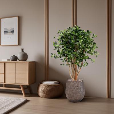 Oriental Olijf deluxe kunstboom op stam 120cm