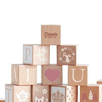 Classic World houten iris blokken, 29dlg. Classic World houten iris blokken, 29dlg.