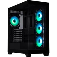 PC-behuizing - BITFENIX - CETO Premium Edition - Mid-Tower - ATX - Zwart - Gehard glas - USB-C en A-RGB - thumbnail