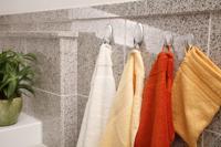 tesa POWERSTRIPS® Zelfklevende haak Small Ovaal Chroom (mat) Inhoud: 3 stuk(s) - thumbnail