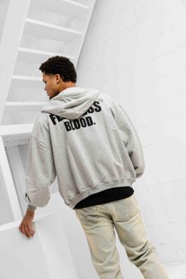 Fearless Blood Hooded Vintage Vest Heren Grijs - Maat XL - Kleur: Grijs | Soccerfanshop Fearless Blood Hooded Vintage Vest Heren Grijs - Maat XL - Kleur: Grijs | Soccerfanshop