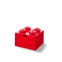 Room Copenhagen LEGO Brick Drawer 4 Rood opbergdoos - thumbnail