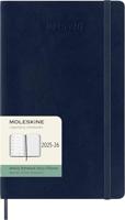 Moleskine 18 Monate Wochen Notizkalender 2025/2026, Large/A5, 1 Wo = 1 Seite, rechts linierte Seite, Weicher Einband, Saphir - thumbnail