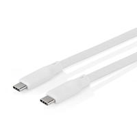 Nedis CCGB64800WT15 Usb-kabel Usb 3.2 Gen 1 Usb-c™ Male Usb-c™ Male 60 W 4k@60hz 5 Gbps Vernikkeld 1.50 M Rond Silicone Wit Doos - thumbnail