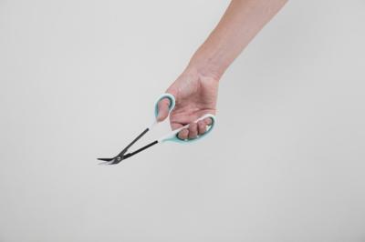 Teennagelschaar op lange steel | Gehoekte nagelschaar | Lengte 21 cm | Atlantis | PR63006 Teennagelschaar op lange steel | Gehoekte nagelschaar | Lengte 21 cm | Atlantis | PR63006