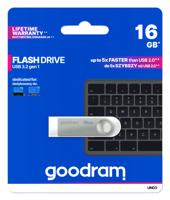 Goodram USB UNO3-0160S0R11 USB flash drive 16 GB USB Type-A 3.2 Gen 1 (3.1 Gen 1) Zilver - thumbnail