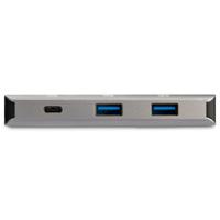 StarTech.com 3 Port USB-C Hub met Gigabit Ethernet RJ45 GbE Port - 2x USB-A, 1x USB-C - SuperSpeed 10Gbps USB 3.1/3.2 Gen 2 Type C Adapter Hub - USB Bus Powered - Aluminum - Compatibel met TB3 - thumbnail