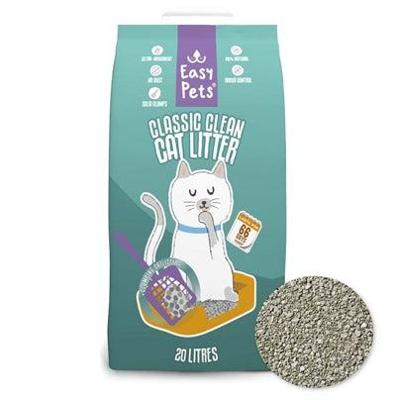 EASYPETS CLASSIC CLEAN CATLITTER KATTENBAKVULLING 20 LTR