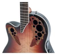Ovation CE44LX-1R Celebrity Elite Exotic Ruby Burst linkshandige elektrisch-akoestische westerngitaar - thumbnail