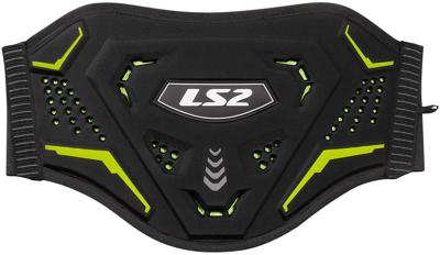 LS2 Nierriem "koku" kidney belts koku black yellow gr. 3xl-5xl