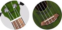 Flight Gemstone Series DUC380 Jade concert ukelele met gigbag - thumbnail