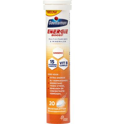 Davitamon Energie Boost Ginseng Bruistabletten Davitamon Energie Boost Ginseng Bruistabletten