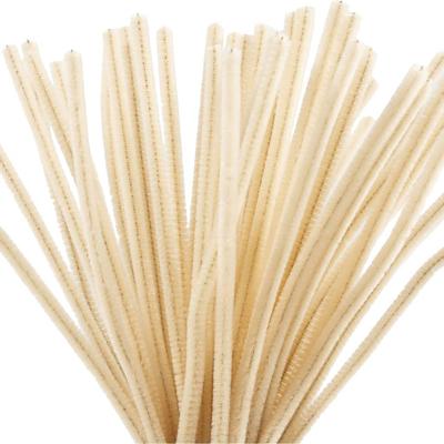 Creativ Company Chenille, l: 30 cm, dikte 6 mm, beige, 50 stuk/ 1 doos Creativ Company Chenille, l: 30 cm, dikte 6 mm, beige, 50 stuk/ 1 doos