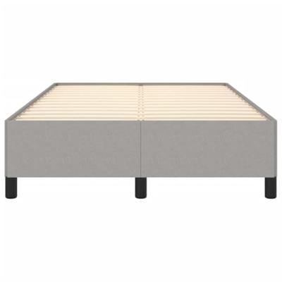 Bedframe zonder matras 120x190 cm stof lichtgrijs