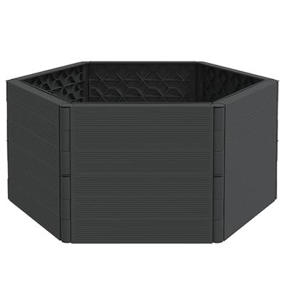 Plantenbak PP antracietkleurig