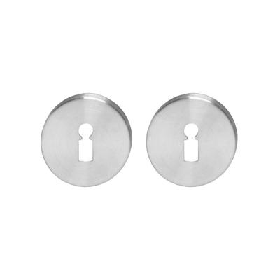 Sleutelrozetten verdekt ø55x8mm met nokken rvs circulairgeborsteld Sleutelrozetten verdekt ø55x8mm met nokken rvs circulairgeborsteld