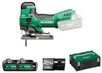 Hikoki CJ18DBWPZ | Accu Decoupeerzaag | 18V | 135 mm | 2 x 5,0 Ah accu + lader | In HSC II koffer - CJ18DBWPZ - thumbnail