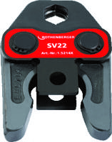 Rothenberger Werkstukklem | 32-34 kN nominale wijdte 22 mm | speciaal staal | ROMAX 4000, ROMAX 3000 AC, ROMAX AC ECO | 1 stuk - 015214X 015214X - thumbnail