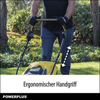 Powerplus POWXG6251 grasmaaier Duwgrasmaaier Zwart, Geel AC - thumbnail