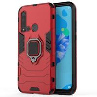 PC + TPU schokbestendige beschermende case voor Huawei P20 Lite (2019)/Nova 5i met magnetische ring houder (rood) - thumbnail