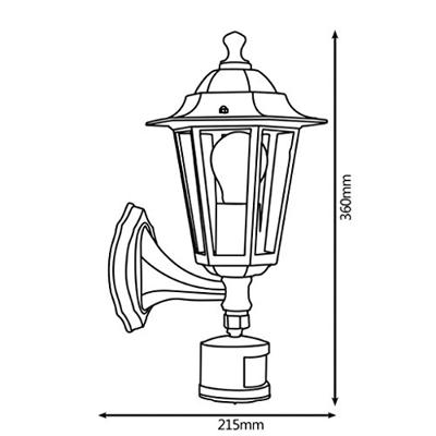 Eglo Wandlamp met sensorLaterna 4 - 22469