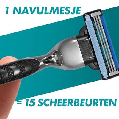 Gillette Mach3 base mesjes regular 8 Stuks