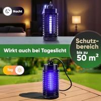 Clatronic ISL 3823 264033 Vliegenlamp UV-lamp, Stroomgaas 4 W (b x h x d) 101 x 255 x 101 mm Zwart 1 stuk(s) - thumbnail